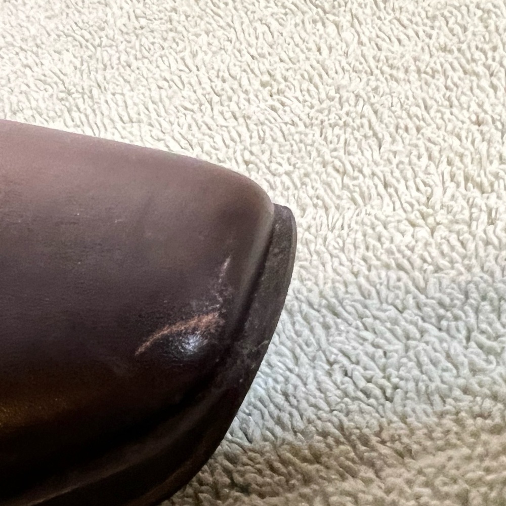 Donald J. Pliner Hidee Brown pull on Booties square toe - Picture 6 of 7